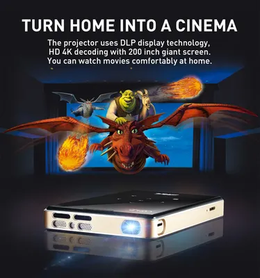 P09 Dlp Mini Projector 4k Hd Led 2 Hours Working Time Wireless Dual Wifi  Movie Rechargeable Projetor - Buy Dlp Mini Projector,Movie  Projector,Rechargeable Projector Product on Alibaba.com картинки