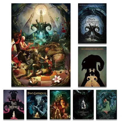 ZKFG El Laberinto Del Fauno Fantasy War Movie Poster Canvas Art Poster and Wall Art Picture Print Modern Family Bedroom Decor Плакаты 12x18 дюймов (30x45 см) : Amazon.ca: Главная картинки