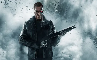 Posterhouzz Movie Terminator Genisys Терминатор Арнольд Шварценеггер HD обои Backgr. Плакат с принтом на бумаге Fine Art_** MOV4195 : Amazon.in: Главная \ u0026 Кухня картинки