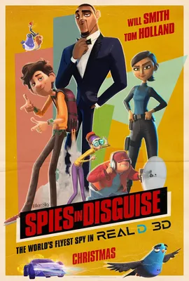 Spies in Disguise (№ 13 из 14): очень большое изображение постера фильма — IMP Awards картинки