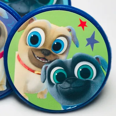 Сувениры для вечеринок Puppy Dog Pals Cupcake Toppers от Blue Fox Baking картинки