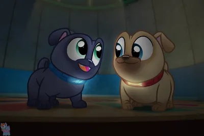 Э-э, электричество отключилось - Puppy Dog Pals от RainbowEeveeDE на Newgrounds картинки