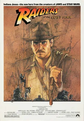 Аутентификация плаката переиздания Raiders of the Lost Ark 1982 г. картинки