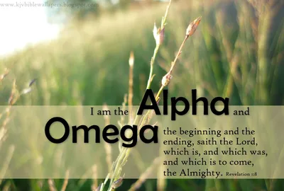 KJV Bible Wallpapers: Revelation 1:8 - The Alpha and Omega картинки