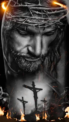 Иисус распятый картинки для мобильного телефона | Tatuagem de cristo, Tatuagem de jesus, Иисус росто картинки