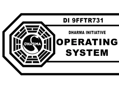 Потерянные обои DHARMA OS от bschulze картинки