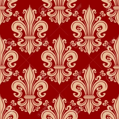 Fleur De Lis Wallpaper | Обои и бордюры | The Mural Store картинки