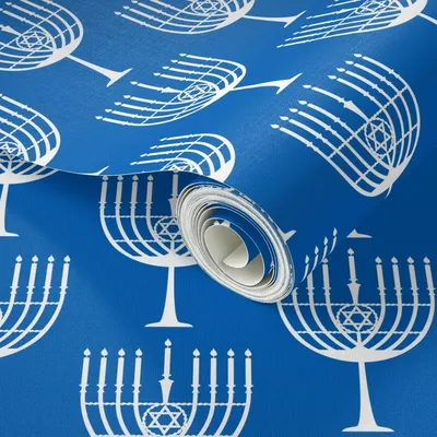 Happy Hanukkah Menorah Balloons Decor Interior Photo Background Family Party Living Room Photocall Poster Custom Backdrop - Backgrounds картинки