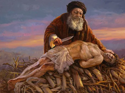 FreeBibleimages :: Евангельские образы - Авраам :: Сцены из жизни Авраама (Бытие 13:18-24:22) картинки