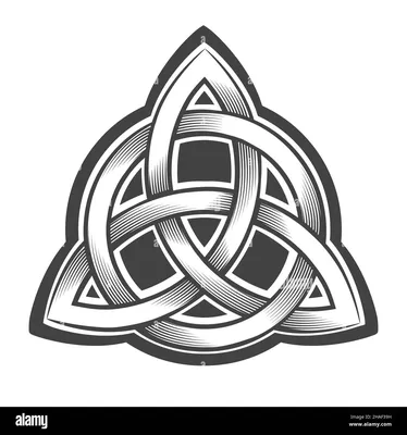 Triquetra - Trinity Knot 2 - Темно-серый - Обои | Ложка картинки