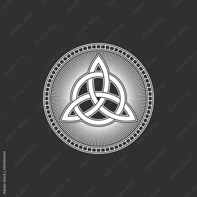 Уникальный вектор Triquetra 338731 Векторная графика на Vecteezy картинки