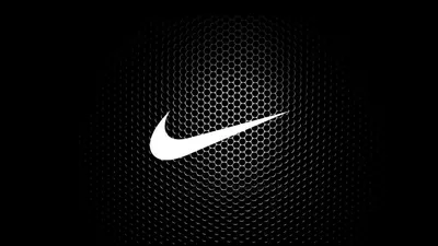 Черный логотип Nike 3039 HD обои для ноутбука картинки