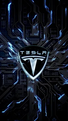 Лучший логотип Tesla iPhone HD обои - iLikeWallpaper картинки