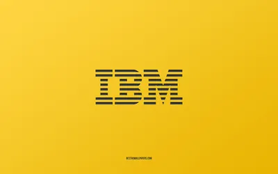 Скачать обои IBM logo, yellow background, Stylish art, brands, эмблема, IBM, yellow paper texture, Эмблема IBM для монитора с разрешением 2560x1600. Высококачественные обои HD картинки картинки