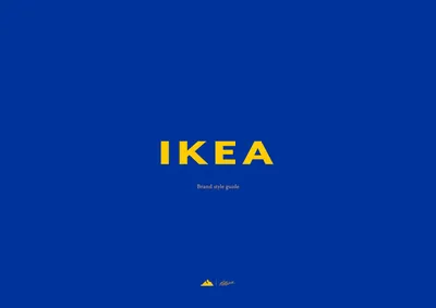 Скачать обои Руководство по фирменному стилю логотипа Ikea картинки