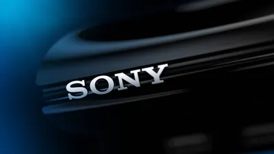 Скачать черно-синие обои Sony картинки