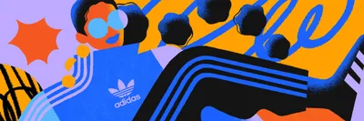 желтый Adidas 4K скачать обои картинки