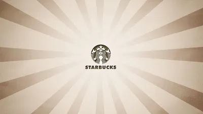 Логотип Starbucks Фоновые обои картинки