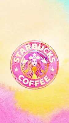 Скачать Симпатичные обои с логотипом Starbucks Summer Color картинки