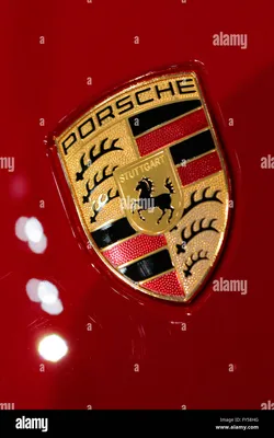 das Logo der Marke \"Porsche\" картинки