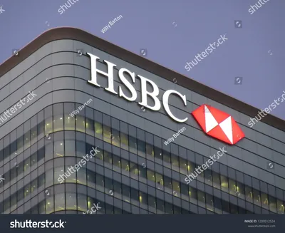 Цветовая схема логотипа HSBC Bank USA » Черный » SchemeColor.com картинки