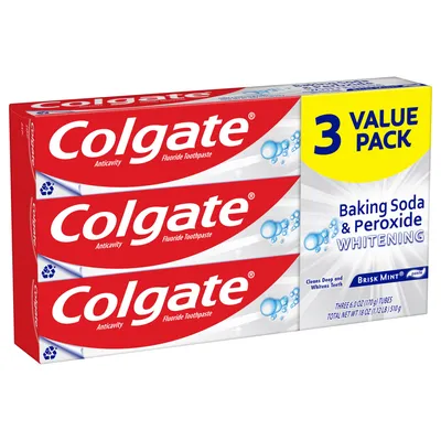 Зубная паста Colgate Deep Clean White с пищевой содой 75 мл | Вилко картинки