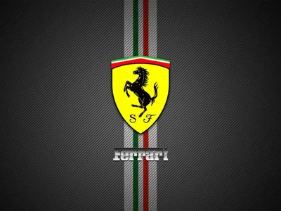 Крутые обои с логотипом Ferrari картинки