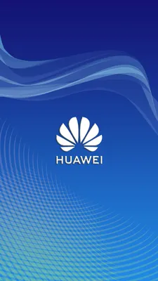 Скачать обои Синий логотип Huawei картинки