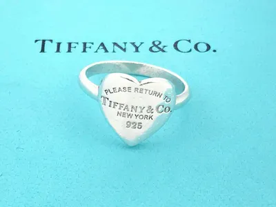 Аутентичные Tiffany And Co. возвращаются к кольцу Tiffany Heart Ring Band - Etsy.co.uk картинки