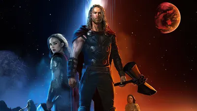 Thor Love And Thunder 2021 Movie Art, HD Superheroes, 4k Wallpapers, Images, Backgrounds, Photos and Pictures картинки