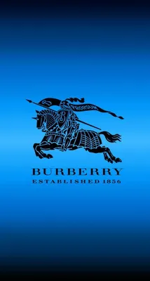 Скачать обои Розовый логотип Burberry для телефона картинки