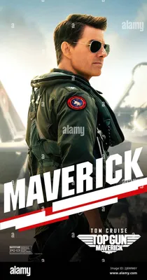 TOP GUN: MAVERICK (также известный как TOP GUN 2), постер с американским персонажем, Том Круз, 2022 г. © Paramount Pictures / Courtesy Everett Collection Stock Photo — Alamy картинки