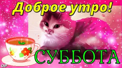 Доброе Утро Суббота! 19 февраля . Красивое Пожелание С Добрым Утром .  Открытка Прекрасной Субботы . - YouTube картинки