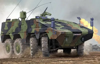 Обои Boxer, Armored Transport Vehicle Boxer, Боевая колесная бронированная машина, GTK, немецко-голландского семейства, многоцелевые бронированные машины, модульной системы картинки на рабочий стол, раздел оружие - скачать картинки