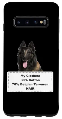 Amazon.com: Чехол для Galaxy S10 Funny Shedding Dog Belgian Tervuren: аксессуары для мобильных телефонов и u0026 картинки