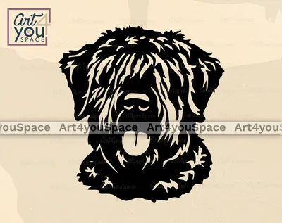 Bouvier Des Flandres SVG PNG DXF, File For Cricut, Funny Pet Face Vect – Art4youSpace картинки