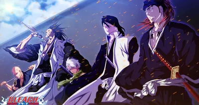 Bleach персонажи цифровые обои #Bleach Zaraki Kenpachi Kuchiki Byakuya Abarai Renji Ikkaku Madarame Hitsugaya Toshiro #s… | Аниме, Блич (аниме), Аниме Блич картинки