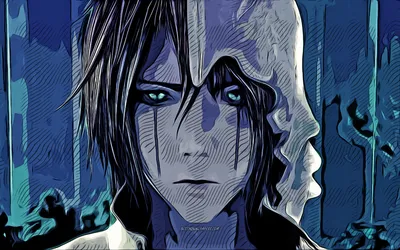 Скачать обои Ulquiorra Cifer, 4k, vector art, Bleach, artwork, Ulquiorra, Urukiora Shifa, Bleach characters, Ulquiorra Schiffer, Ulquiorra Cifer drawing, Ulquiorra Cifer Bleach для монитора с разрешением 3840x2400. Качественные HD-изображения... картинки