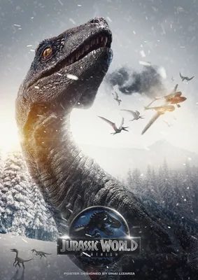 Скачать обои Jurassic World Dominion Snowy Forest картинки