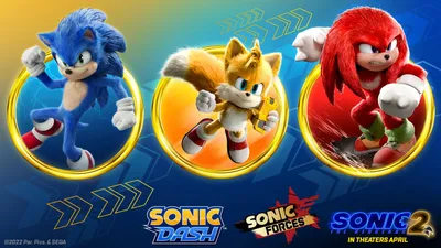 Sonic the Hedgehog в Твиттере: \"Возьмите с собой действие на большом экране с событиями #SonicMovie2 в Sonic Dash и Sonic Forces в этом месяце! https://t.co/c2V8Wj25uI\" / Twitter картинки