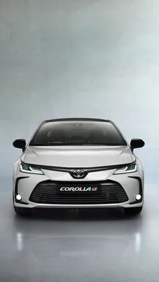 Фото Toyota Corolla Hybrid Sedan GR Sport, 2020 Weiß Vorne 1080x1920 картинки