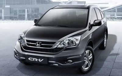 Автомобиль Honda CR V на дороге Обои для рабочего стола 1366x768 картинки