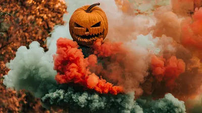 Pumpkin Helmet Guy Smoke 4k, HD Photography, 4k Wallpapers, Images, Backgrounds, Photos and Pictures картинки