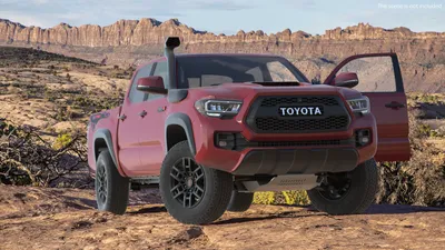 Toyota Tacoma TRD Pro Barcelona Red Metallic 2021 Rigged Модель 3D $149 - .max - Free3D картинки