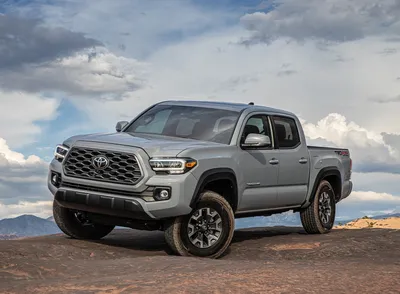 2020 Toyota Tacoma TRD Off-Road (Цвет: Цемент) Передние три четверти Обои (10) картинки