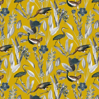 Glasshouse by Graham \ u0026 Brown - Mustard - Wallpaper : Wallpaper Direct картинки