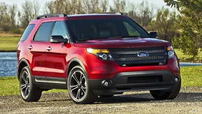 Скачать 1920x1080 ford, ford explorer, авто, красный обои, картинки full hd, hdtv, fhd, 1080p картинки