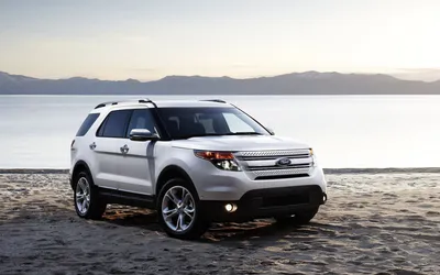 Ford-Explorer на пляже Обои для рабочего стола 1440x900 картинки