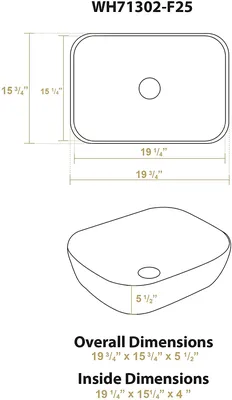 Коллекция Whitehaus WH71302-F25 Коллекция Isabella Plus Прямоугольная накладная раковина с рельефным внешним видом, гладкой внутренней частью и центральным сливом, белые/золотые раковины для ванных комнат — Amazon Canada картинки