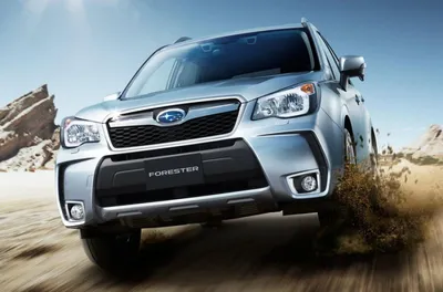 Автомобиль Subaru Forester 2013 года на дороге Обои для рабочего стола 1280x1024 картинки